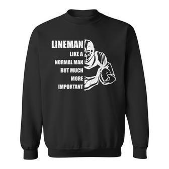 アメリカンフットボール トレーニング用品 ラインマン フットボール選手 長袖tシャツ スウェットシャツ - Kawaiitshirt