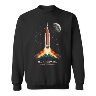 アルテミスii宇宙ロケット打ち上げミッショントゥザムーンアルテミス2 スウェットシャツ - Kawaiitshirt