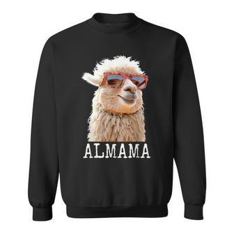 アルママ かわいい アルパカ ママ ダジャレ ラマ プレママ 家族 マタニティ 動物 スウェットシャツ - Kawaiitshirt