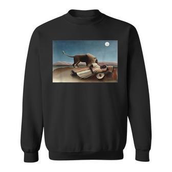 アンリ・ルソー作「眠れるジプシー」1897 スウェットシャツ - Kawaiitshirt