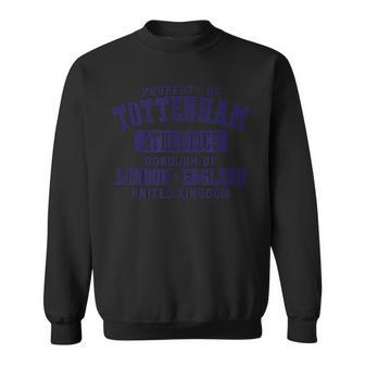 イギリスネイビープリントのトッテナムロンドンプロパティ スウェットシャツ - Kawaiitshirt