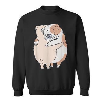 イングリッシュブルドッグハグ スウェットシャツ - Kawaiitshirt