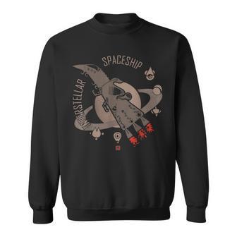 インターステラー 宇宙船 惑星 宇宙 旅行 スウェットシャツ - Kawaiitshirt