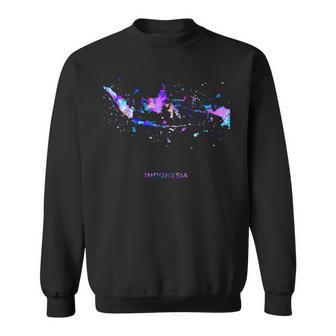 インドネシアの地図 スウェットシャツ - Kawaiitshirt