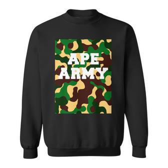 エイプネイション ダイヤモンド 月 ミーム ストック 猿 一緒に 強靭 長袖tシャツ スウェットシャツ - Kawaiitshirt