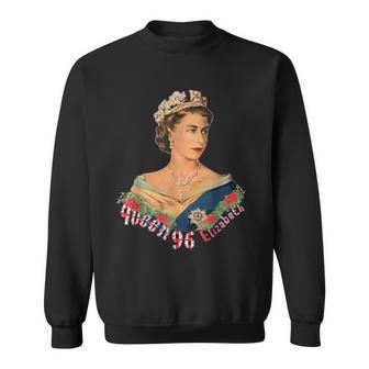 エリザベス女王2世 イギリスの王冠 マジェスティ エリザベス女王 スウェットシャツ - Kawaiitshirt