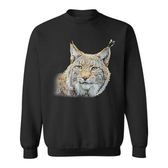 オオヤマネコのデザインオオヤマネコの野良猫ギフト スウェットシャツ - Kawaiitshirt