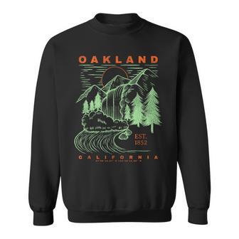 オークランド カリフォルニア クール 旅行 お土産 素朴 オークランド スウェットシャツ - Kawaiitshirt