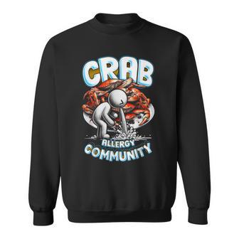 カニアレルギー Crab Allergy Community スウェットシャツ - Kawaiitshirt