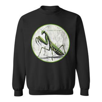 カラフル レトロ カマキリ 昆虫 ヴィンテージ デザイン スウェットシャツ - Kawaiitshirt