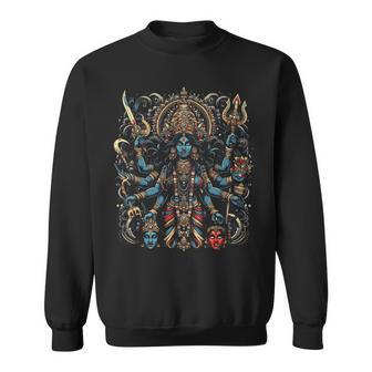 カーリー ヒンドゥー教 死の女神 戦士 母 激しい スウェットシャツ - Kawaiitshirt