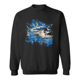キハダマグロ釣り 大物漁師 スウェットシャツ - Kawaiitshirt