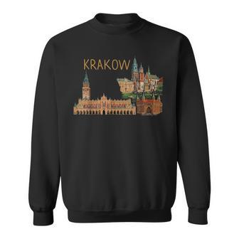 クラクフ ポーランド 旅行 お土産 都市 ランドマーク ギフト スウェットシャツ - Kawaiitshirt