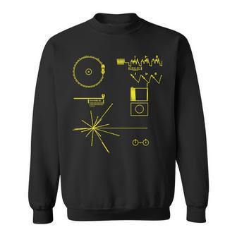 クラシック Nasa ボイジャー ゴールデンレコード 長袖tシャツ スウェットシャツ - Kawaiitshirt