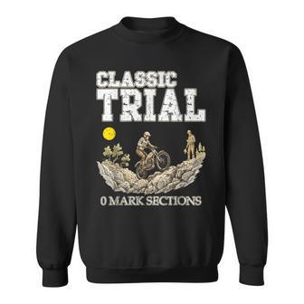 クラシック トライアル 0 マーク セクション オートバイ 歴史的 モータースポーツ スウェットシャツ - Kawaiitshirt