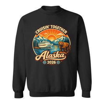 クルージン・トゥギャザー アラスカ 2026 ファミリー フレンド アラスカ クルーズ スウェットシャツ - Kawaiitshirt
