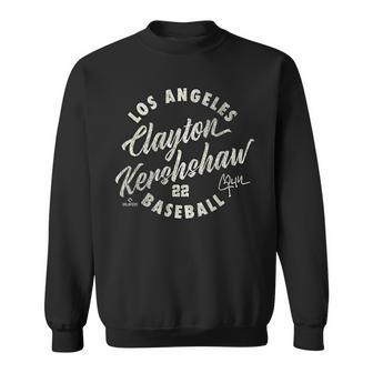 クレイトン・カーショウ ロサンゼルス ベースボールロック Mlbpa スウェットシャツ - Kawaiitshirt