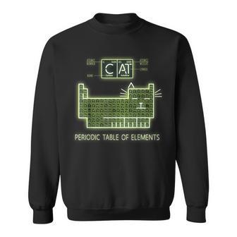 グリーンケミストリーキャット元素周期表 スウェットシャツ - Kawaiitshirt
