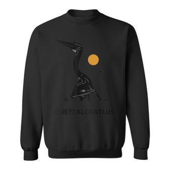 ケツァルコアトルス 恐竜 化石 頭蓋骨 骨格 古生物学 スウェットシャツ - Kawaiitshirt