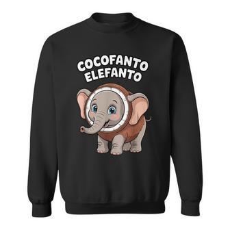 ココファント エレファント イタリアン ブレイン ミーム スウェットシャツ - Kawaiitshirt