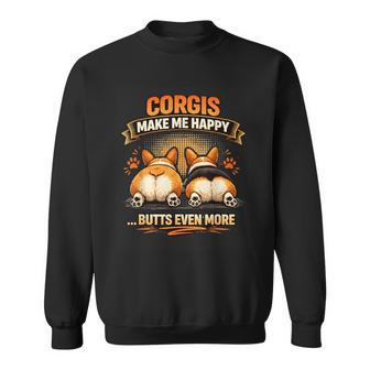 コーギー ミーム 犬 コーギー 犬 態度 スリーピーコーギー スウェットシャツ - Kawaiitshirt