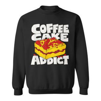 コーヒーケーキ好きのレトロなグラフィック。 スウェットシャツ - Kawaiitshirt