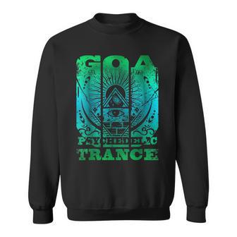 ゴア・サイケデリック・トランス-Om サイトランス レイバー スウェットシャツ - Kawaiitshirt