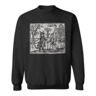 ゴシック オカルト 悪魔 ホラー ウッドカット スウェットシャツ - Kawaiitshirt