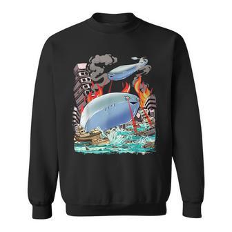 サカバンバスピス フィッシュミーム 怪獣 スウェットシャツ - Kawaiitshirt