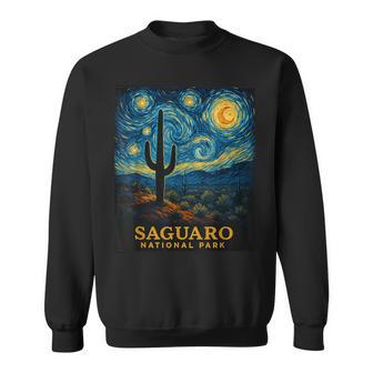サグアロ国立公園にインスパイアされた星空の夜の冒険 スウェットシャツ - Kawaiitshirt