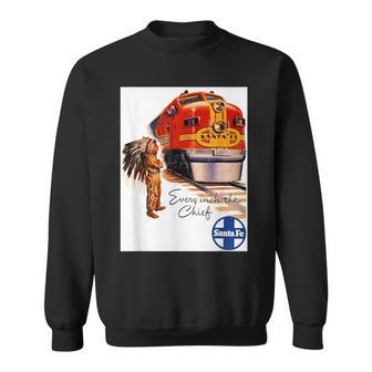 サンタフェ鉄道 ネイティブアメリカン 列車レール 旅行 スウェットシャツ - Kawaiitshirt