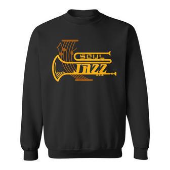 ジャズ・ソウル ジャズ・ミュージシャン トランペッター シートミュージック スウェットシャツ - Kawaiitshirt