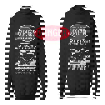 スキューバダイビング ダイバー Danger Don't Follow Me You Won't Make It スウェットシャツ - Kawaiitshirt