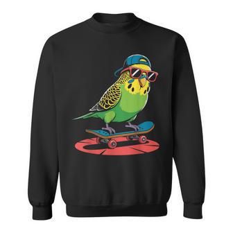 スケートボード セキセイインコ スケート セキセイインコ スウェットシャツ - Kawaiitshirt