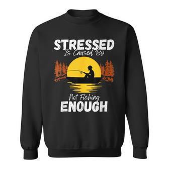 ストレスはファニーバスフライを十分に釣らないことが原因です スウェットシャツ - Kawaiitshirt