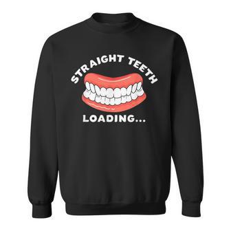 ストレート歯ローディング入れ歯フィニッシャー入れ歯 スウェットシャツ - Kawaiitshirt
