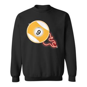 スヌーカー ビリヤードボール No9 プールプレーヤー スウェットシャツ - Kawaiitshirt