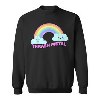スラッシュメタルシャツ 皮肉な面白いスラッシュメタルミュージック スウェットシャツ - Kawaiitshirt