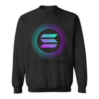 ソラナ・ソルコイン・トゥ・ザ・ムーン スウェットシャツ - Kawaiitshirt