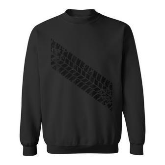 タイヤトレッドマーク スキッドタイヤ スウェットシャツ - Kawaiitshirt