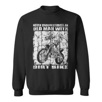 ダートバイクオールドマン スウェットシャツ - Kawaiitshirt