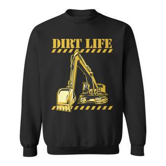 ダートライフ 建設掘削機 重機 オペレーター スウェットシャツ - Kawaiitshirt