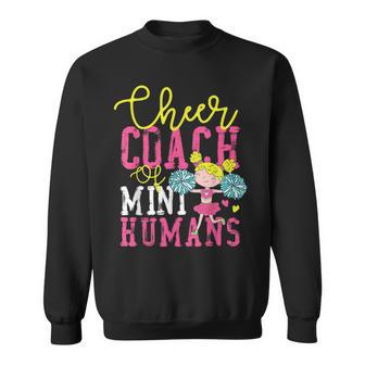 チアチアリーディングコーチ チアコーチ ミニヒューマンのチアコーチ スウェットシャツ - Kawaiitshirt