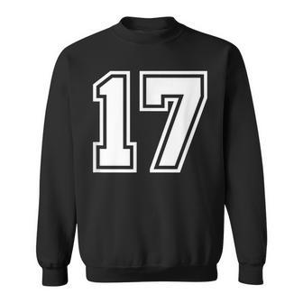 チームジャージーナンバー＃17スポーツギフト スウェットシャツ - Kawaiitshirt