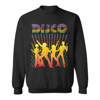 ディスコtシャツ ヴィンテージスタイルダンシングレトロディスコシャツ スウェットシャツ - Kawaiitshirt
