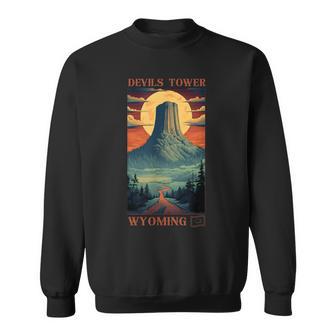 デビルズ タワー モニュメント ワイオミング スウェットシャツ - Kawaiitshirt