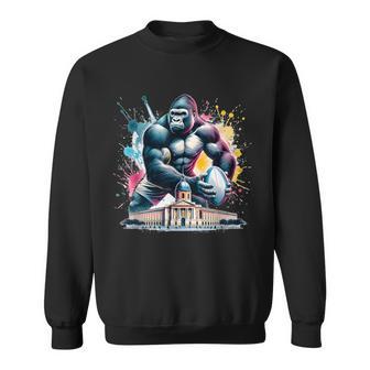 トゥールーズラグビー水彩 スウェットシャツ - Kawaiitshirt