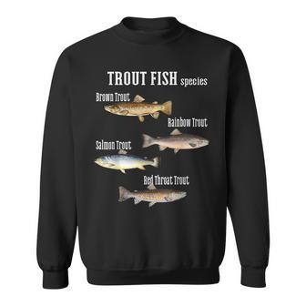 トラウト魚種釣り釣り服の種類 スウェットシャツ - Kawaiitshirt