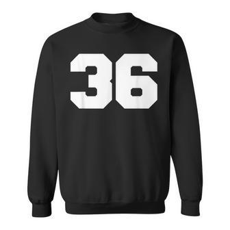 ナンバー36 スポーツジャージプレーヤー 36 ファンフロントプリント 代表チーム スウェットシャツ - Kawaiitshirt