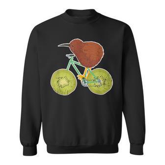 ニュージーランド自転車 キウイフルーツ愛好家向け スウェットシャツ - Kawaiitshirt